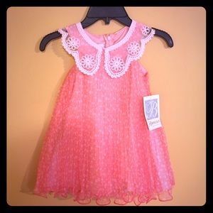Beautiful peach/coral toddler dress