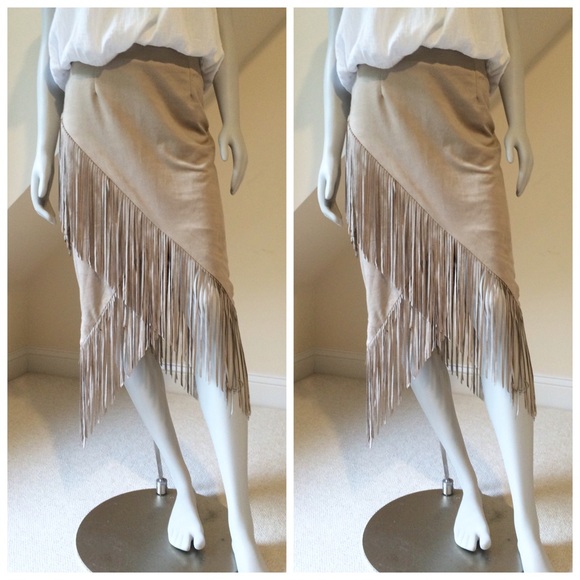 ❌❌❌❌ 🆕 Olivaceous Fringe Boho Skirt - Picture 3 of 7
