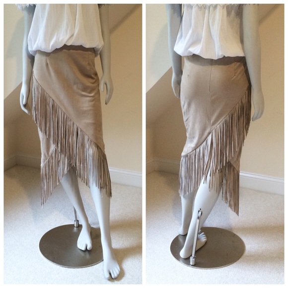 ❌❌❌❌ 🆕 Olivaceous Fringe Boho Skirt - Picture 4 of 7