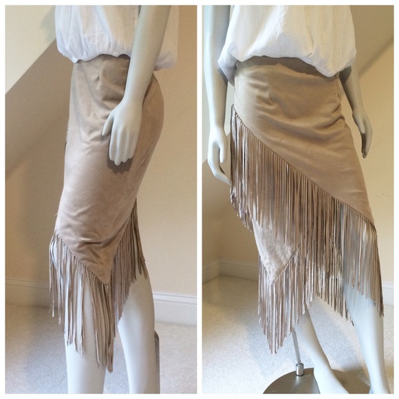 ❌❌❌❌ 🆕 Olivaceous Fringe Boho Skirt - Picture 6 of 7