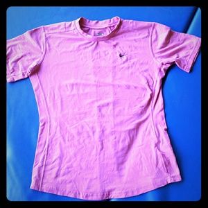 Nike Dri-fit shirt pink workout fitness