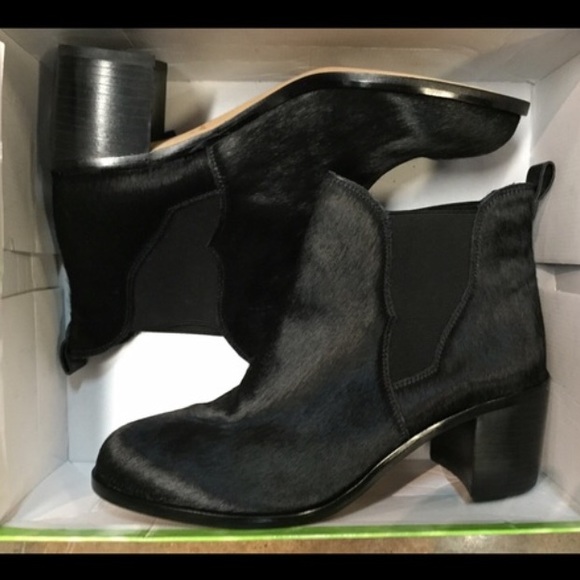 LAST CHANCE WORN ONCE Sam Edelman Fur Justin Boot