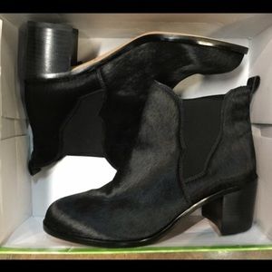 LAST CHANCE WORN ONCE Sam Edelman Fur Justin Boot