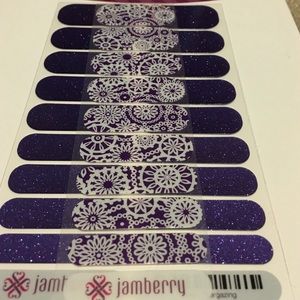 Jamberry Stargazing and purple design pattern