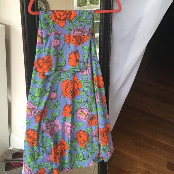 LuLaRoe Floral Maxi Skirt