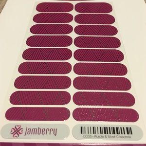 Jamberry Silver Crisscross