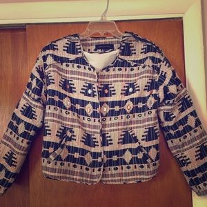 Printed Bomber Jacket