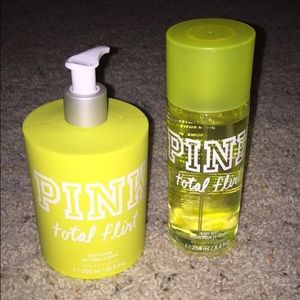 PINK Body mist and lotion