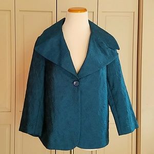Bandolino Blue Quilted Jacket