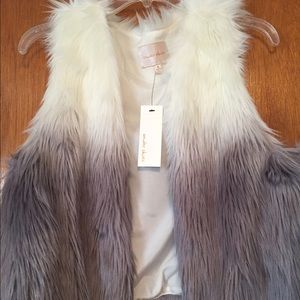 Ombre Fur Vest