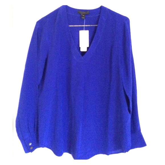 Jcrew Royal Blue Blouse