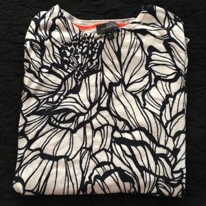 The Limited Lightweight Floral Sweater