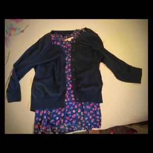 GAP navy cardigan.