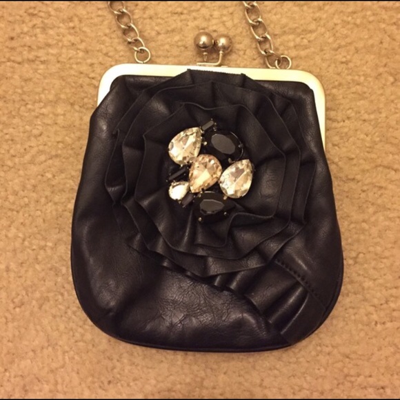 Black cross-body Jessica Simpson bag
