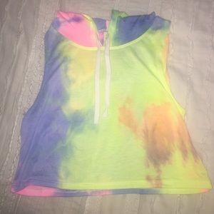 handmade tie-dyed crop top