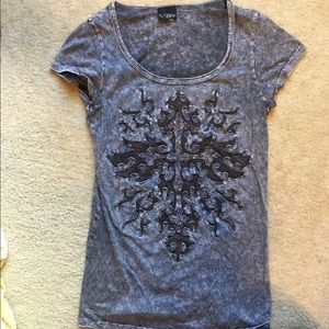 Buckle jeweled shirt