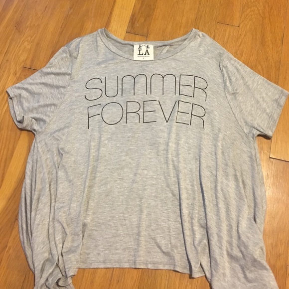 "Summer forever" asymmetrical top