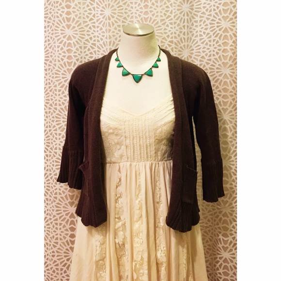 chocolate cardigan