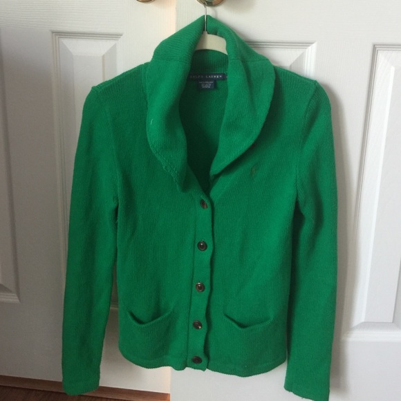 Green Ralph Lauren sweater