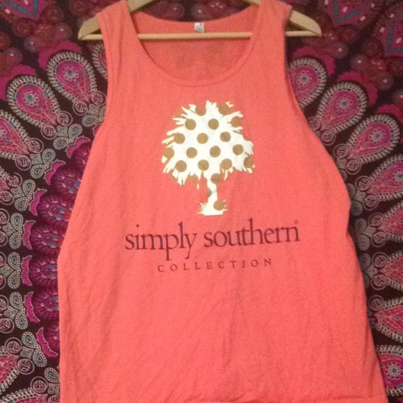 Simply southern tank top