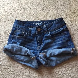 American Eagle super stretchy jean shorts