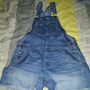 Short Jean overalls