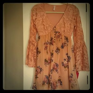 Peach Dress