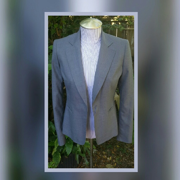 Ann Klein Career Jacket Eggplant Color Size: 0