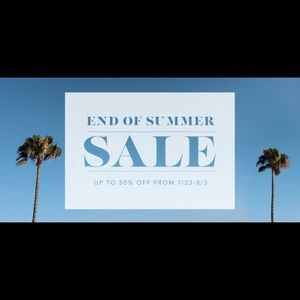 End of Summer Sale ✌🏾️❤️😊