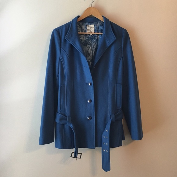 Tulle pea coat