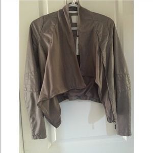 Bar III Faux Leather Jacket