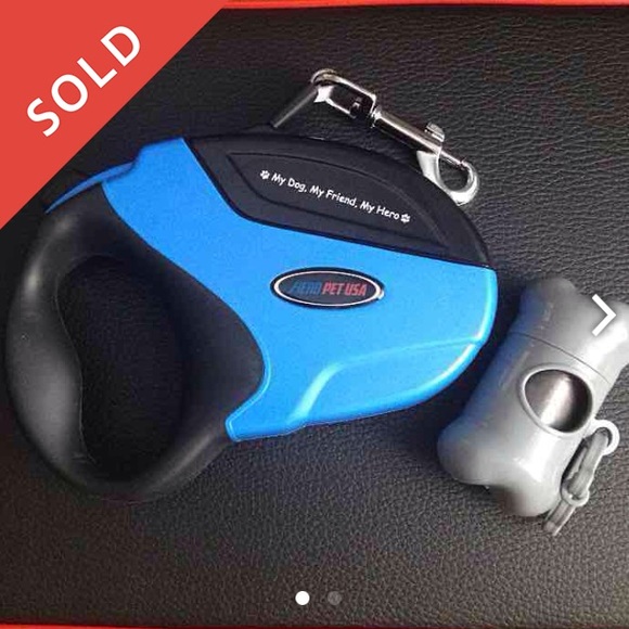 Retractable Dog Leash and waste bag Set