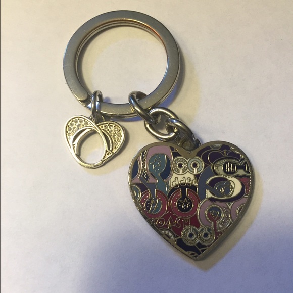 Coach poppy keychain