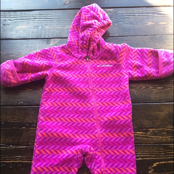 Columbia fleece baby bunting