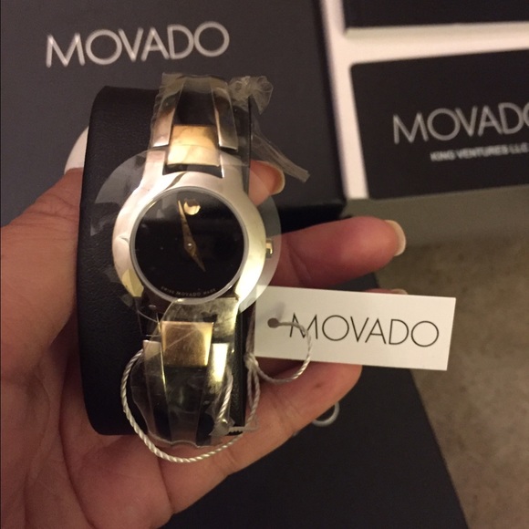 Movado stainless steel classic slim watch (new) - Picture 2 of 4