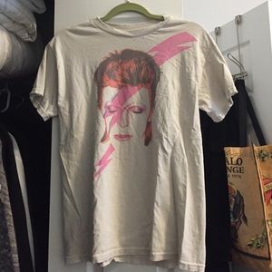 David Bowie distressed t shirt