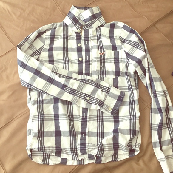 Hollister plaid shirt - mens medium