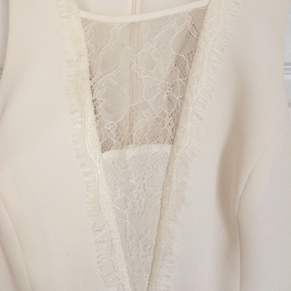 Unique Cream Dress - Picture 2 of 4