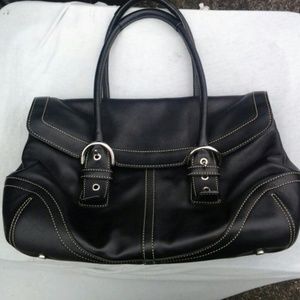 Coach black Leather Purse
