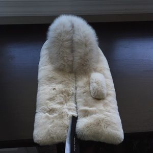 NWT fox fur stole scarf