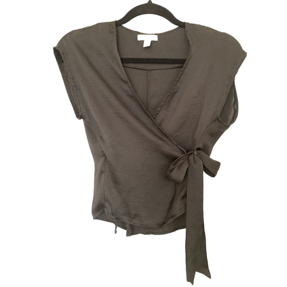 Silence + Noise wrap top