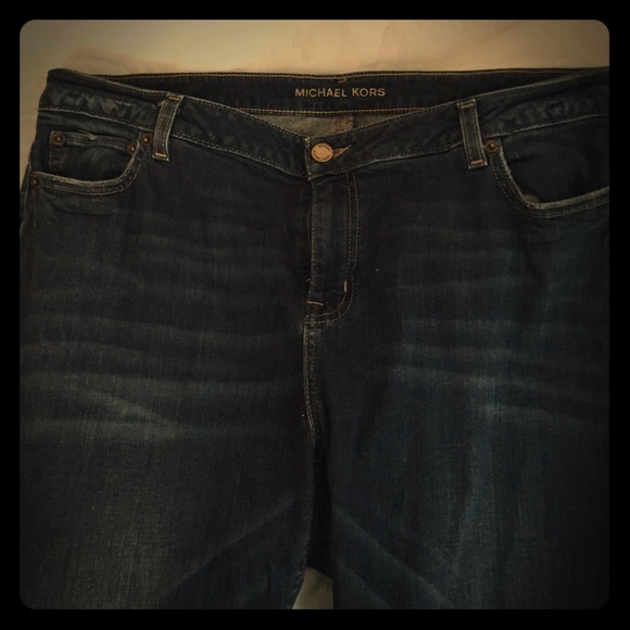 Beautiful Michael Kors boot cut jeans size 14