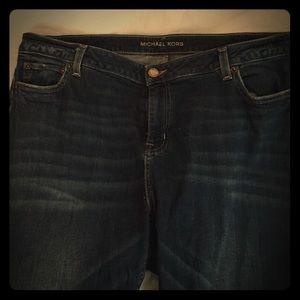 Beautiful Michael Kors boot cut jeans size 14