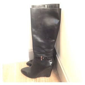 Ann Taylor wedge heeled boots!