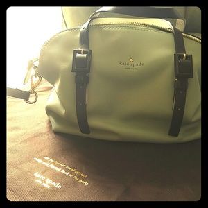 KATE SPADE mint satchel bag