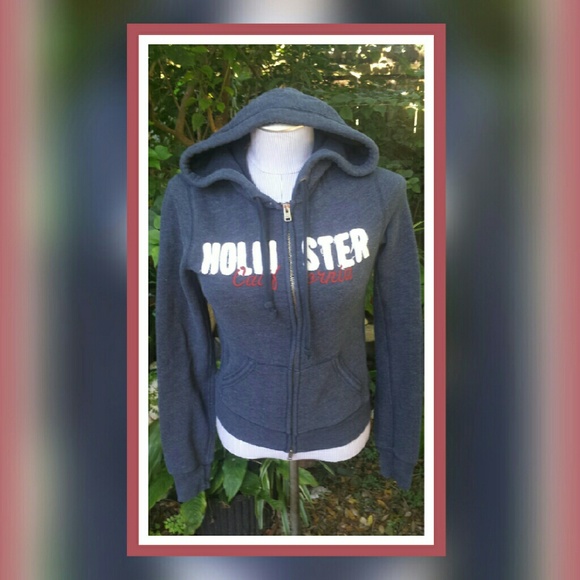 Blue Hollister California Hoodie Sweater Sz: S