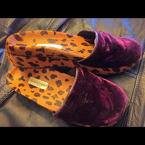 ⭐⭐Velvet & Pony Hair Mules pre Loved