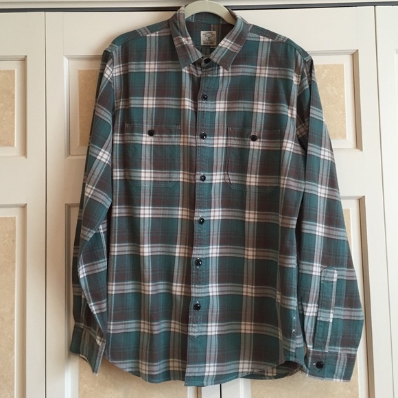 J crew flannel button down