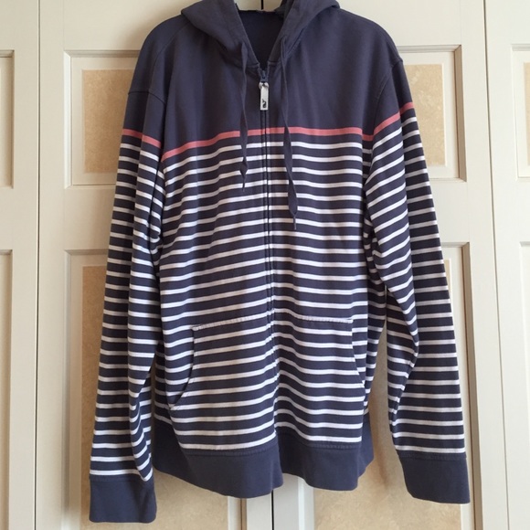 Vineyard vines hooded zip down sweatshirt
