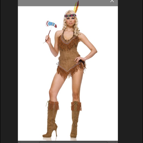 Indian women's costume.